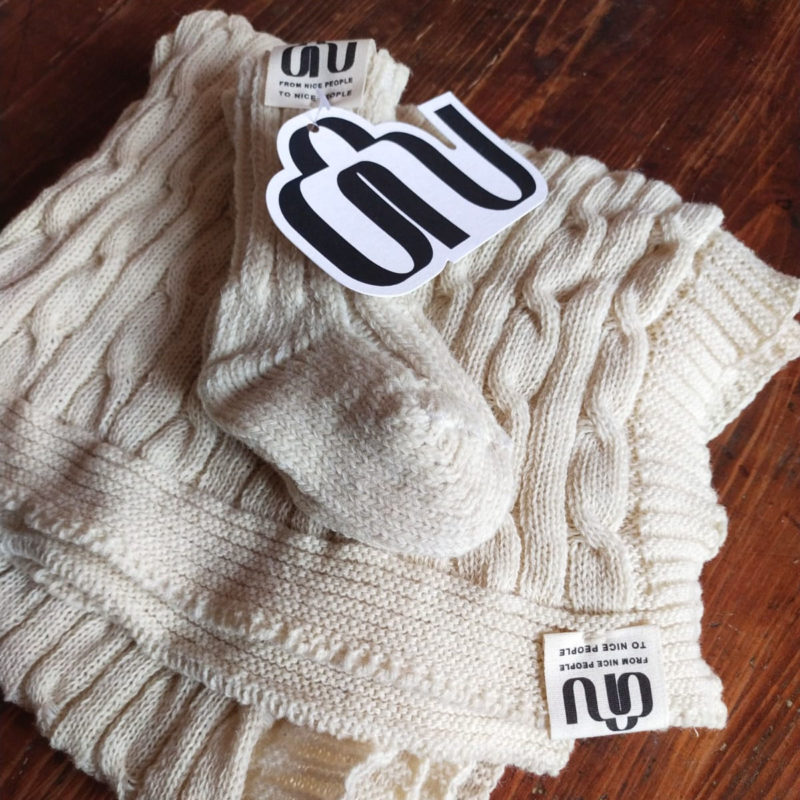 Combo Coperta Da Culla+Calzini Baby